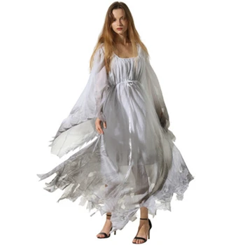 

Women Terror Tomb Ghost Bride Carnival Horror Fancy Dress Halloween Cosplay Party Costume For Female