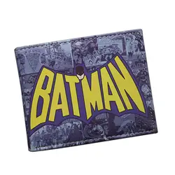DC комиксов кошелек «Бэтмен» для женщин и мужчин Biold кошелек из ПУ искусственной кожи короткие портмоне