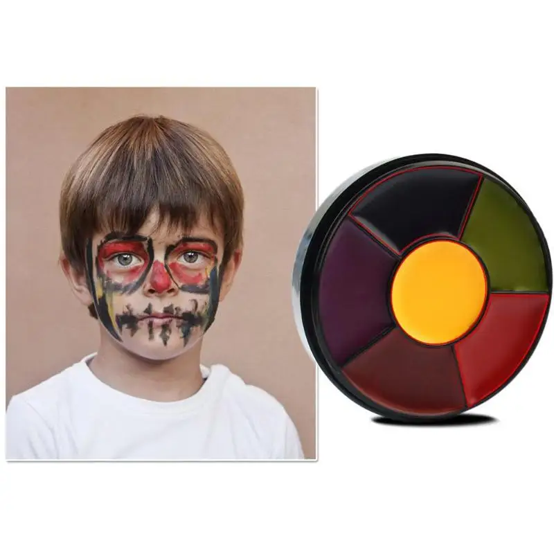 6 Colors Face Painting Kit Body Makeup Non Toxic Water Paint Oil For