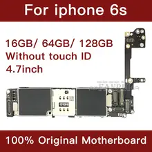 Материнская плата для iphone 6s с полным чипом, разблокированная материнская плата для iphone 6s без Touch ID на 16 Гб/64 Гб/128 ГБ