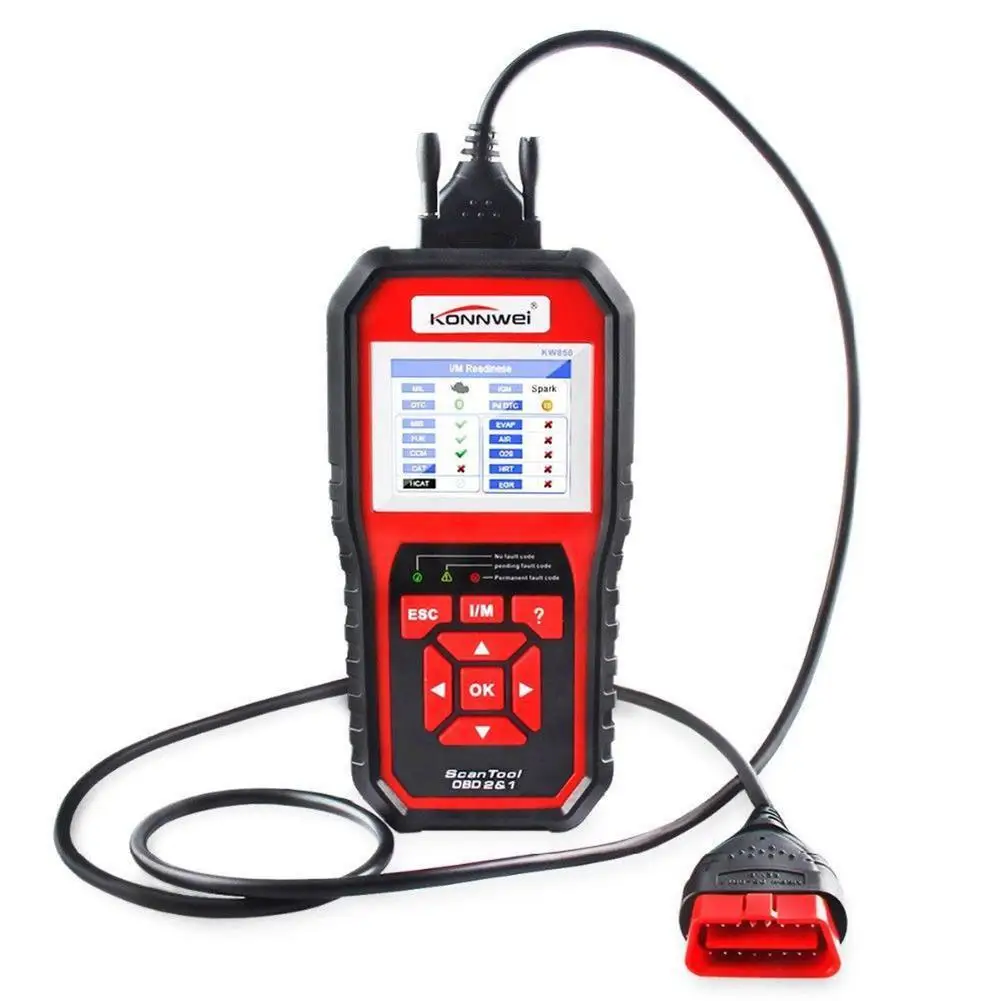 

NEW listing OBD 2 Automotive Scanner KONNWEI KW850 Multi-languages Auto Diagnostic Tool Better Than AL519 Autoscanner in Russ