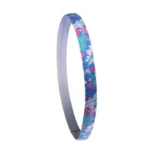 Модная прогулочная повязка на голову, Велоспорт, бег, печать волос, силиконовый браслет, антиперспирант, спортивная повязка для волос