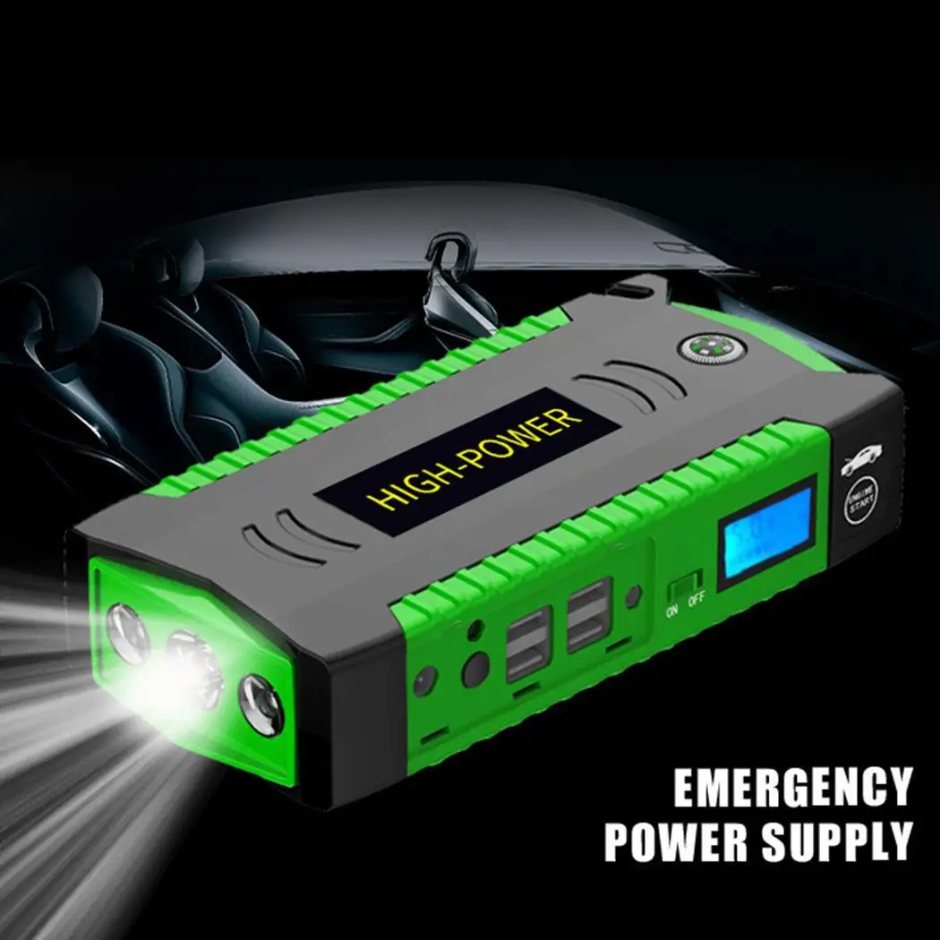 Multifunction Car Jump Starter Power Bank 89800mAh 12V 4USB 600A Portable Auto High Capacity Car Battery Starting Device Booster Multifunction Car Jump Starter Power Bank 89800mAh 12V 4USB 600A Portable Auto High Capacity Car Battery Starting Device Booster