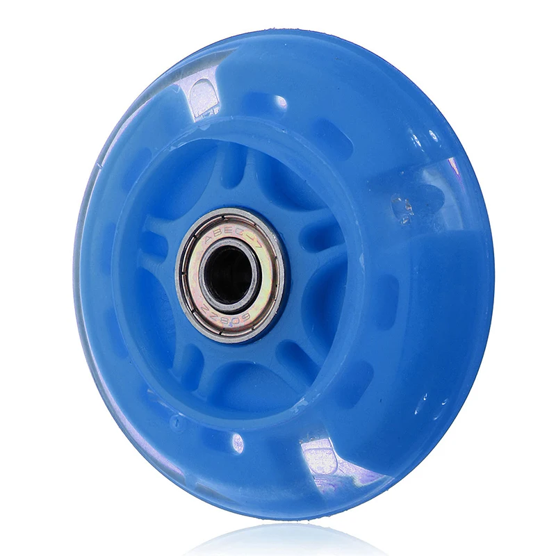 New 4 Colorfuls Flash Wheel Mute Wheel Scooter Flashing Light Kids Car Toy Gifts Roller Skating & Skateboard Flash Rolle