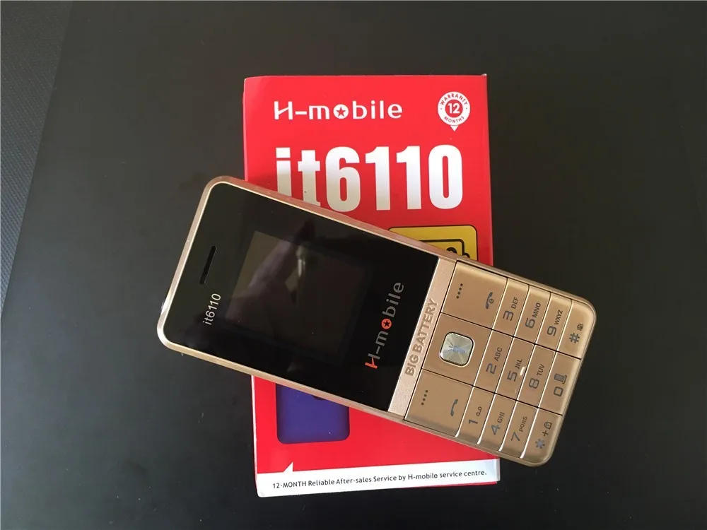 2019 Акция H mobile IT6110 мобильный телефон с двумя симкартами основная большая