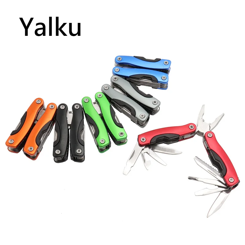 الصيد أدوات Multitool كماشة سكين للفرد جيب اليد أداة Multitool للطي كماشة ل الصيد في الهواء الطلق التخييم بقاء