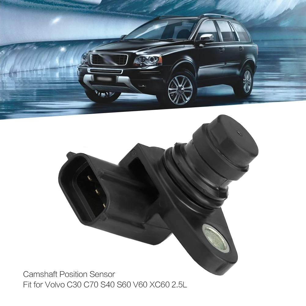 

Engine Camshaft Position Sensor Black Universal for Volvo C30 C70 S40 S60 V60 XC60 2.5L 8658495