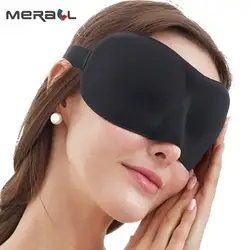 Спальные очки 3D натуральный шелк спальный маска для глаз тени маска для сна черная маска повязка на глаза для сна