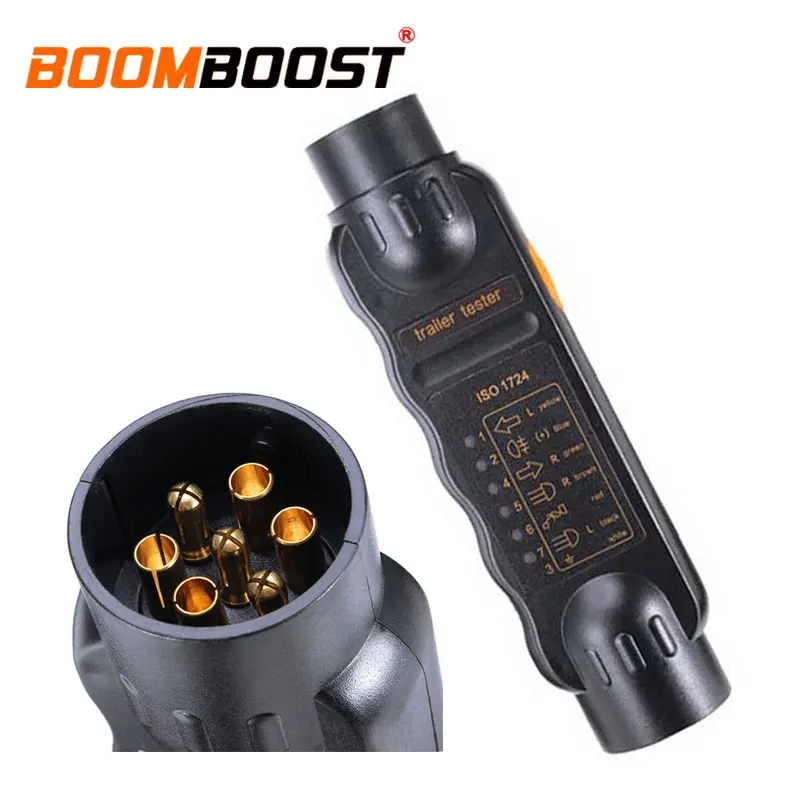 Car Plug And Socket Tester Trailer Tester With 7 Led Indicators