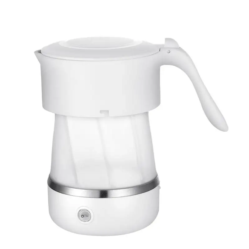 

500ML Portable Folding Electric Kettle Household Mini Water Boiler Kettle Bottle Silicone Heating Kettle for Travel