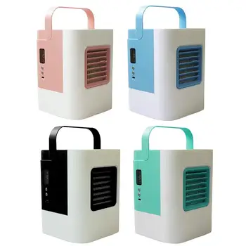 

USB Mini Portable Air Conditioner Humidifier Purifier 4 Color Desktop Air Cooling Fan With Handle Air Cooler Fan For Home Office