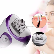 Эпилятор для удаления мозолей, перезаряжаемый 4 в 1, Электрический пинцет для удаления волос, электробритва для женщин, перезаряжаемый Быстрый светильник с вилкой европейского стандарта