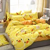 Parure de lit en canard jaune de haute qualité, Style dessin animé, housse de couette, drap de lit et taies d'oreillers, ensemble de 4 pièces/ensemble 51 ► Photo 2/6