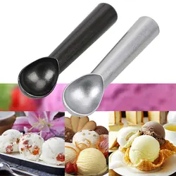 Антипригарным антифриза Ice ball-мейкера алюминиевый сплав мороженое совок замороженный йогурт Cookie тесто в шар ложка
