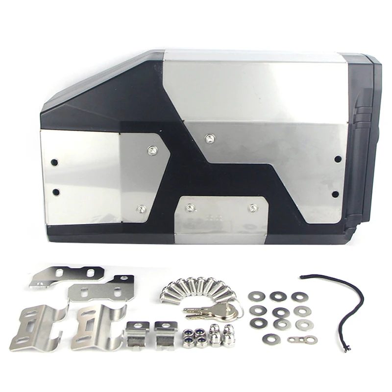 

For Bmw R1200Gs Lc Adventure 2013-2017 R1200Gs Decorative Aluminum Box Toolbox Suitable For Bmw Side Bracket 4.2 Liters