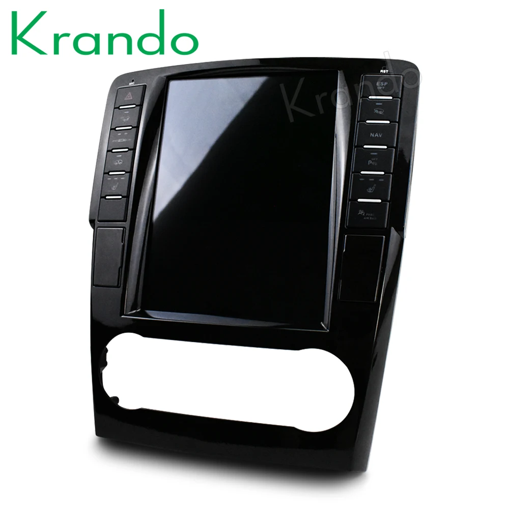 Excellent Krando car radio for mercedes for benz ML 2005-2012 android 6.0 10.4" Tesla Vertical screen navigation multimedia system WIFI 1