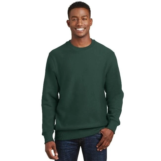 Sport-Tek F280 Mens Super Heavyweight Crewneck Sweatshirt Dark Green - Extra Large |