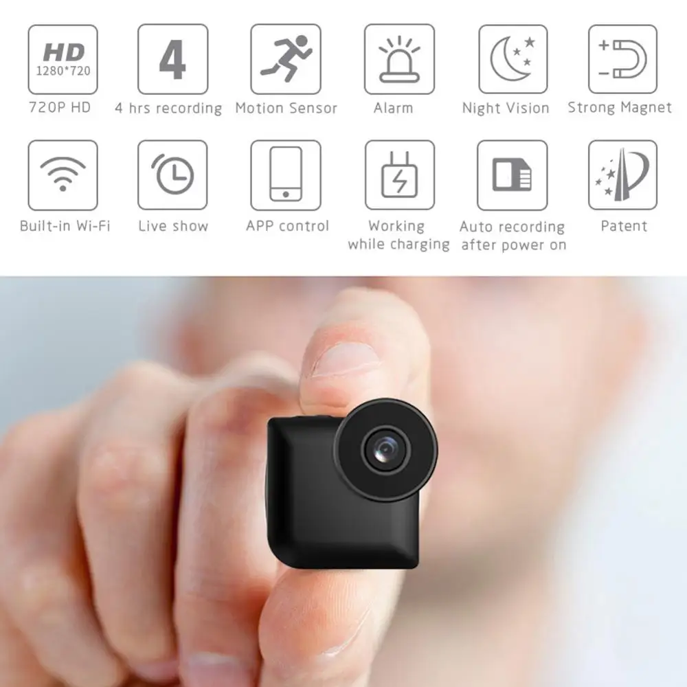 

Sport DV Camera WiFi Mini Camera Recorder 720P Mini Camcorder Camera Infrared Night Vision Mini DV Camcorder Video Recorder