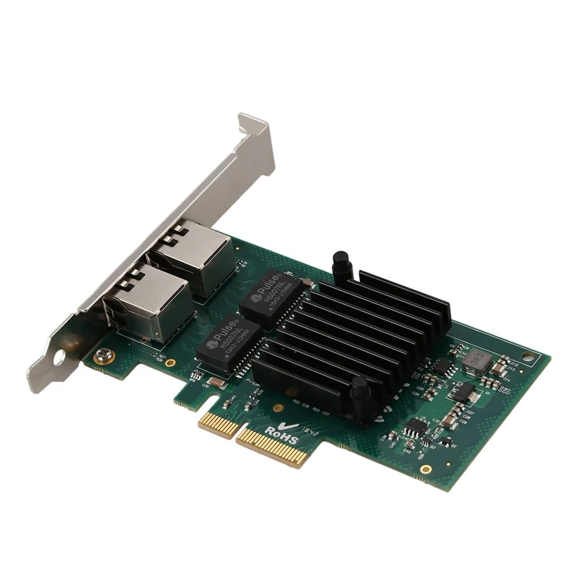 Сетевая карта для PCIe X4 Intel I350-AM2 Dual Gigabit | Компьютеры и офис