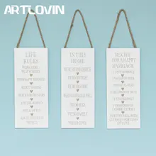 Белая настенная декоративная деревянная табличка принт забавные буквы деревянные знаки для дома/дружбы/свадьбы кухни/туалета деревянные украшения