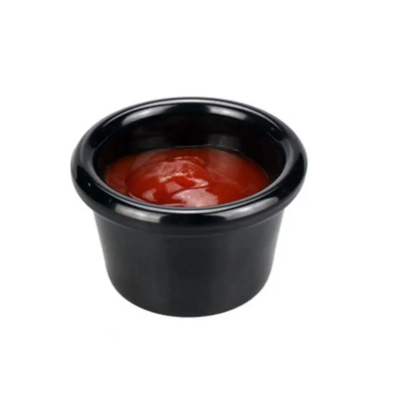 6 см Американская посуда кафе Lounge бар специальный черный соус чашка томатный арахисовый соус Чили маленькая миска Безопасный и гигиенический Настольный инструмент
