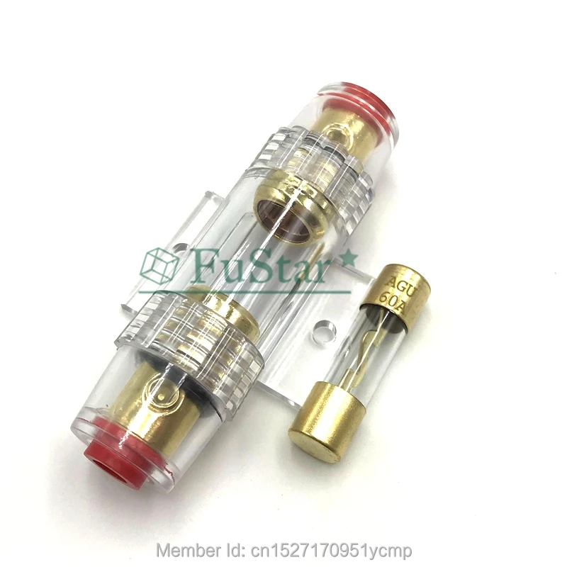 

1 Set 50A / 60A / 70A / 80A / 100A AGU Protective Fuse Holder for Car Automobile Safety Seat Insurance Gallbladder Car Fuse