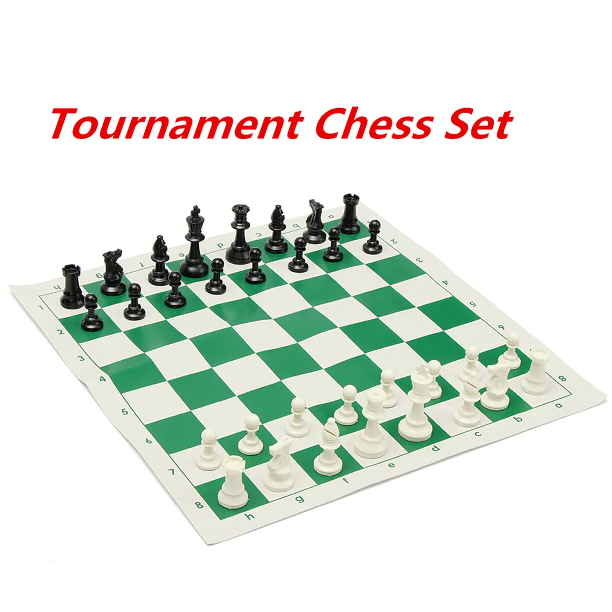 

Outdoor International Chess Set with Chessboard 16 inch Tournament Chess Set Plastic Outdoor Travel Camping Game Chess Board Set