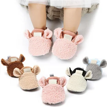 

1 Pair Winter Toddler Baby Warm Snow Boots Infant Soft Sole Slipper Floor Shoes YJS Dropship