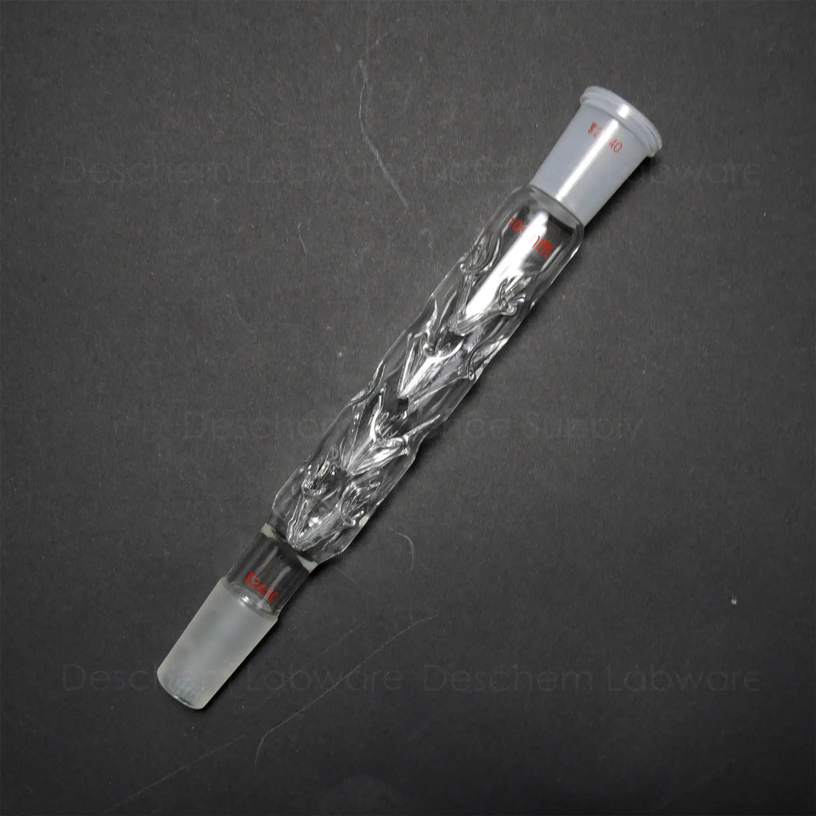 Deschem 100mm,24/40,Vigreux Distilling Column,Boro Glass Ground Joint