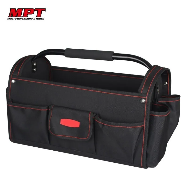 

MPT 18 Inch Open Top 600D Polyester Shoulder Tool Bag Handbag Organizer Storage Waterproof men travel Bags Large Bags Toolkit