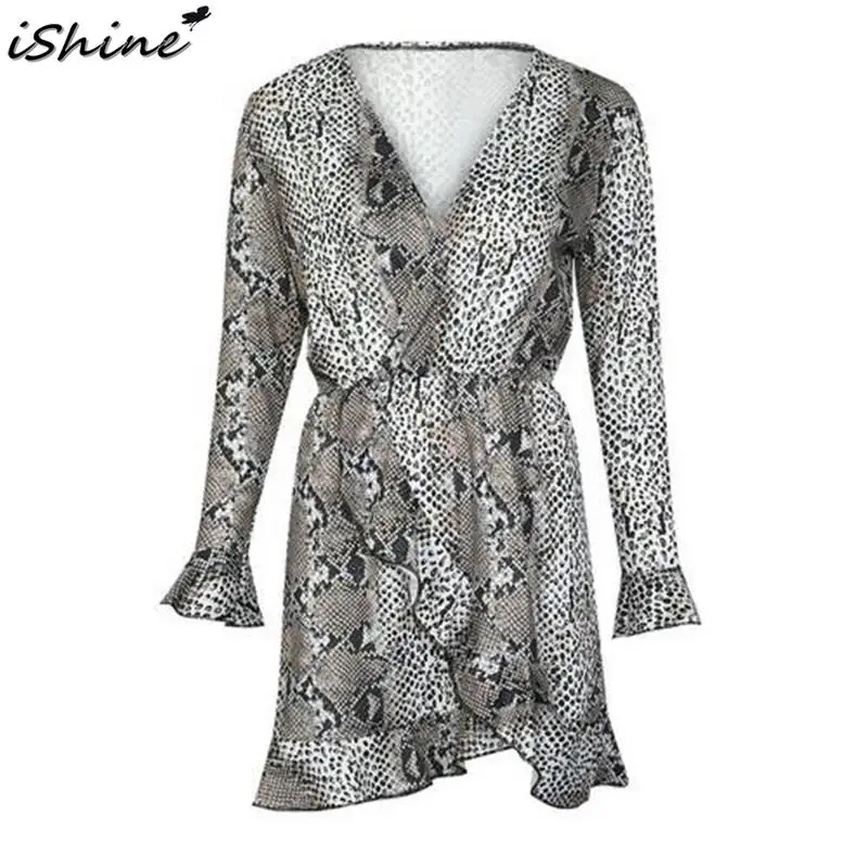 Платье С Принтом Питона фото 11