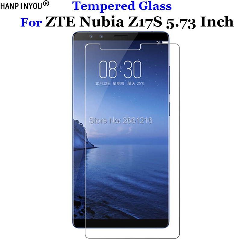 

For ZTE Nubia Z17 S Tempered Glass 9H 2.5D Premium Screen Phone Protector Film For ZTE Nubia Z17S 5.73"