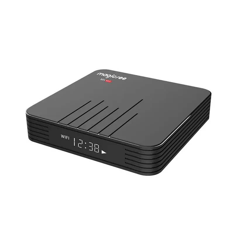 

Magicsee N5 Max Android 8.1 Rom 2.4+5G Dual Wifi Tv Box Amlogic S905X2 Quad Core Smart Tv Box With Hd 4K Set Top Box( Us Plug)