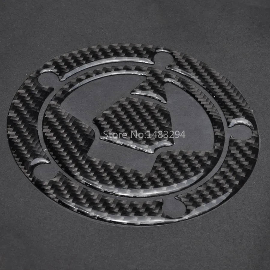 

Real Carbon Fiber Fuel Gas Tank Pad Cap Sticker Decal Fit Kawasaki Ninja 650R ZX10R ZX6R New