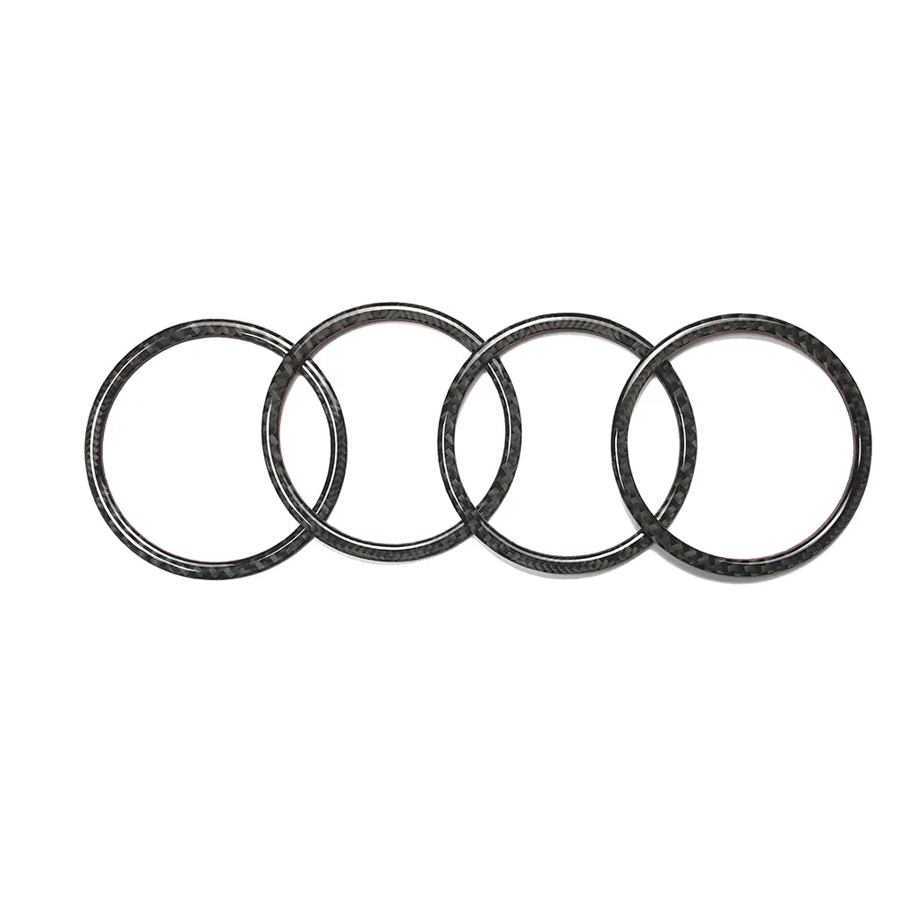

Styling Car Audio Carbon Fiber Speaker Door Loudspeaker Trim Sticker Cover For Bmw F30 F34 3GT 3 Series Decorative Circle Ring