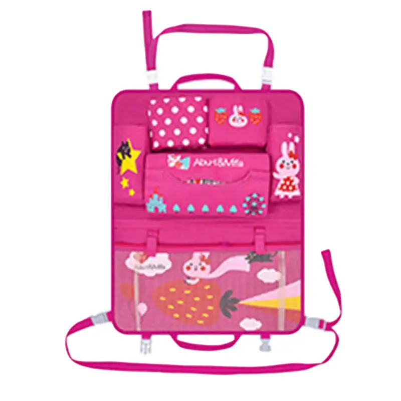 Car Seat Back Organizer Multi-pocket Storage Bag Multifunctional Hanging Organizer(Rosy) | Автомобили и мотоциклы