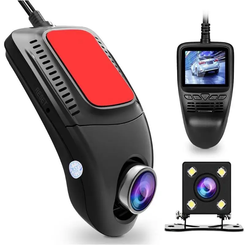 

VODOOL Mini Wireless WiFi Car DVR Camera 2.0" LCD Screen 1080P Full HD Video Recorder Dual Lens Night Vision G-sensor Dash Cam