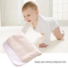 80x100 см многоразовый Детский водонепроницаемый матрас для пеленания пеленальный коврик мягкий хлопок моющийся дышащий коврик S/M/L