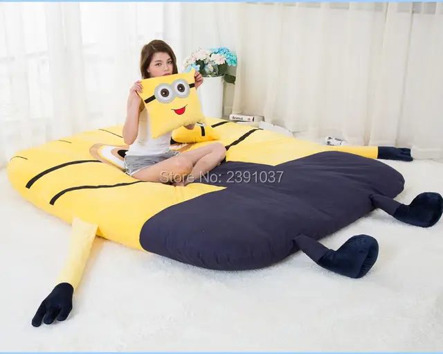 1 8x2 2m Funny Deable Me Minions Sleeping Bag Sofa Bed Twin Double Mattress For Oversized Beanbag Tatami