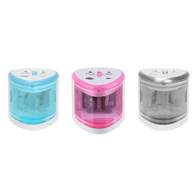

Automatic Two-Hole Electric Pencil Sharpener Office Touch Switch Mechanical Pencils Sharpener for Kids School Stationery Supply