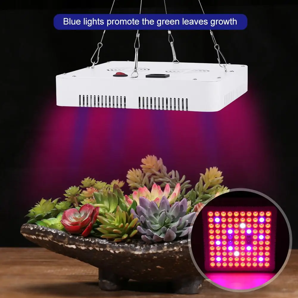 85 264V 100LED 300W Grow Light полный спектр лампа для гидропоники комнатные растения цветы ЕС