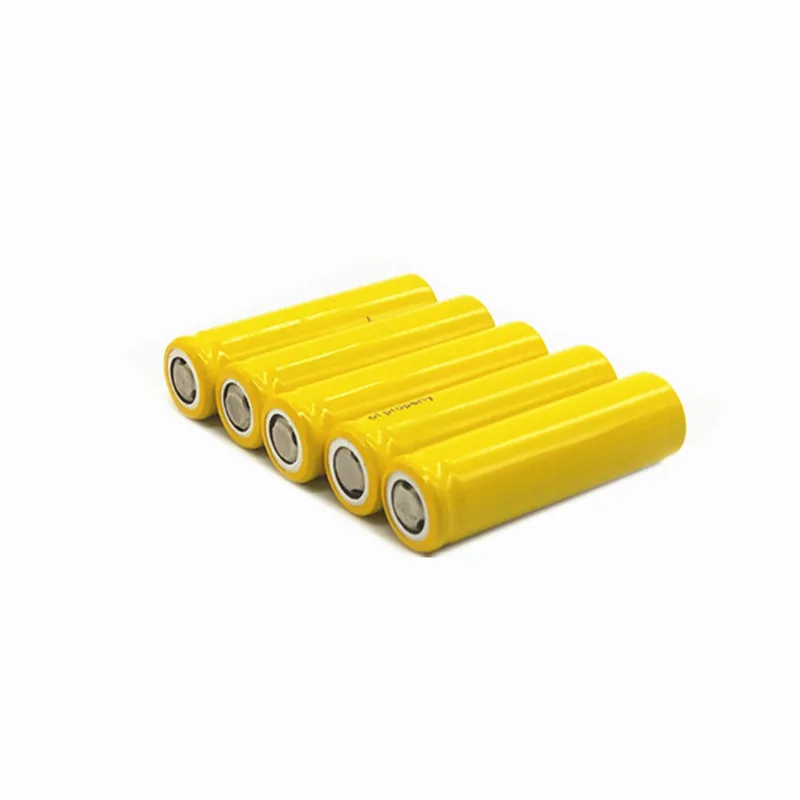 

2PCS/LOT yellow pingtou Batteries 14500 battery AA 3.7 V lithium ion rechargeable batteries for LED flashlight, free delivery