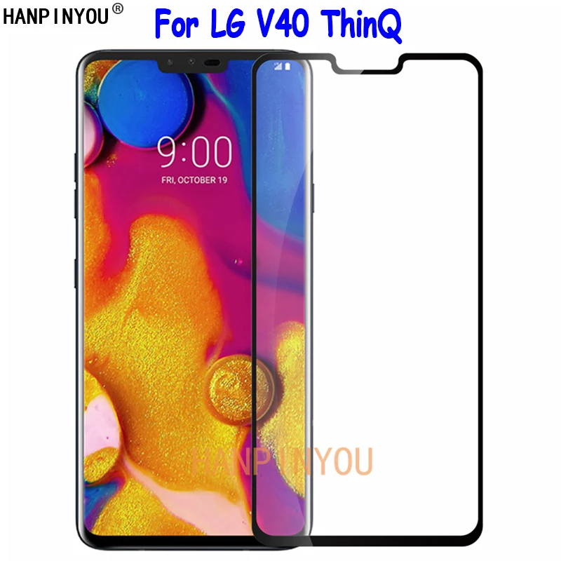 

For LG V40 ThinQ V405 6.4" Full Cover Tempered Glass Screen Protector Ultra Thin Premium Explosion-proof Protective Film