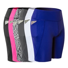 Лидер продаж Для женщин шорты для йоги быстросохнущая камуфляж спортивные брюки тренажерный зал спортивные шорты для бега и йоги для Для женщин