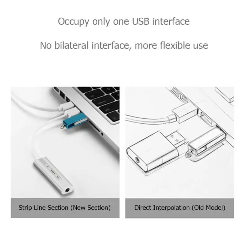 2 в 1 внешняя звуковая карта USB на 3 5 мм разъем для гарнитуры микрофон
