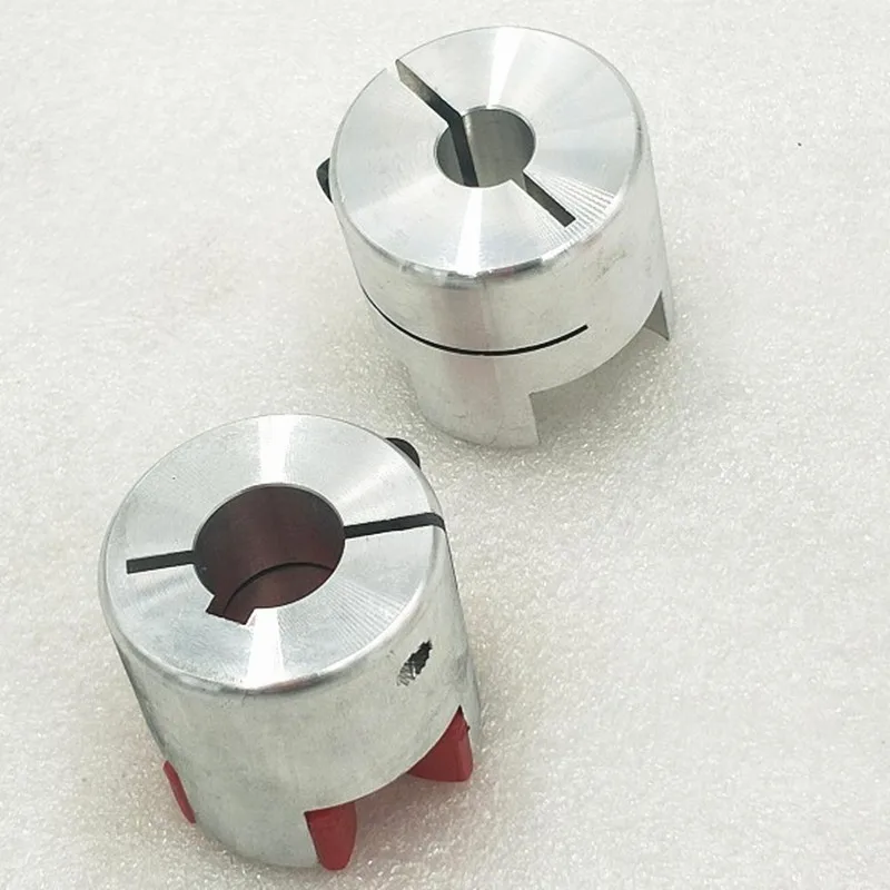 

4pcs CNC Flexible Jaw Spider Plum Coupling Shaft Coupler D40 L65mm 12.7*20mm With a keyway 5mm at one end