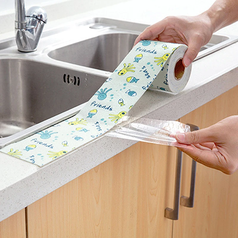 Hot Sale Cartoon Sink Stickers Self Adhesive Waterproof Kitchen Bathroom Wall Corner Line Sticker Diy Home Decor Stikers W37 |