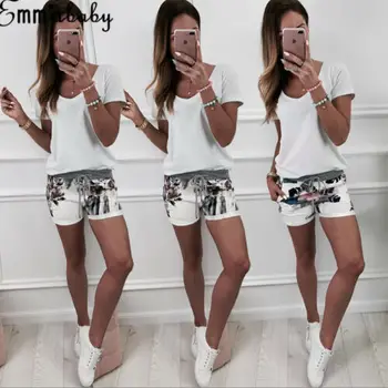 

HIRIGIN 2019 New Arrival Women Girls Casual High Waisted Short Mini Loose Summer Beach Party Hot