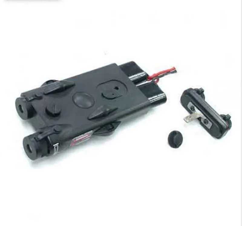 戦術softair an-peq 2バッテリーケースpeq-2赤色レーザーverisonのため