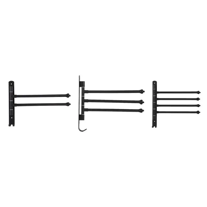 

Stainless Steel Towel Bar Rotating Towel Rack Bathroom Kitchen Wall-mounted Towel Polished Rack Holder Hardware Accessory